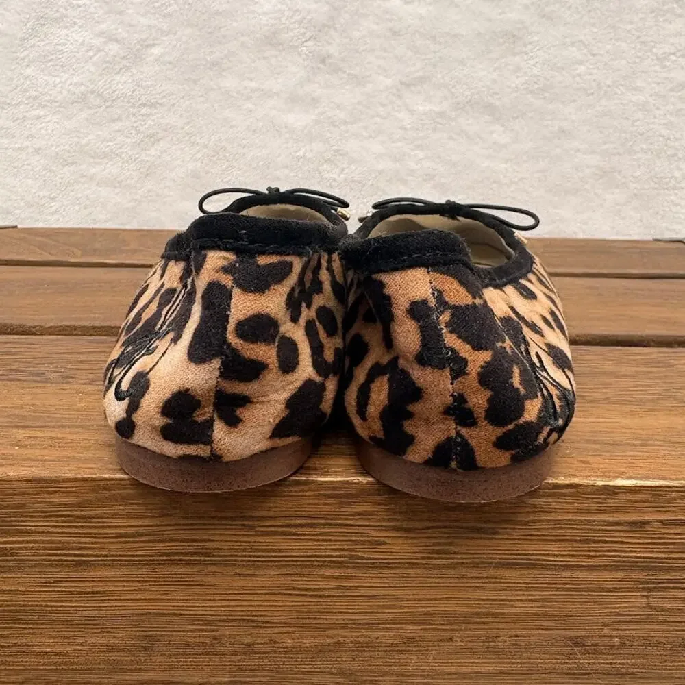 Sam Edelman Cheetah Ballet Flats Felicia Animal Print Ballet Shoe Girls Size 12